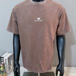 Acne Studios Short-Sleeved Shirts Brown Cotton Pure Spring Summer