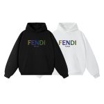 Fendi Hoodie Black