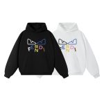 Fendi Hoodie Black