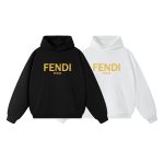 Fendi Hoodie Black