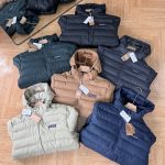 Patagonia Cotton-Padded Coat Green Cotton Fleece Exquisite Workmanship Professional Outdoor