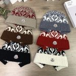 Monk Hats Red Wool Autumn Winter