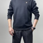 Hazzys Long-Sleeved Shirts Red Cotton Pure Air Fleece Fabric Autumn Winter