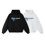 Palm Angels Hoodie Blue