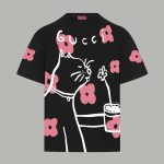 Gucci Short Sleeves Red Cotton Pure