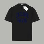Celine Short Sleeves Red Cotton Pure Double Yarn