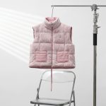 Moncler Vest Pink Wool Down