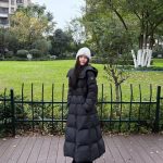 Lululemon Down Jacket Red Duck Winter Thickened Edge Quilted Pattern Waist-Cinching Design